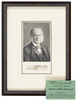 The signatures of Thomas Henry Huxley and Alfred R. Wallace
