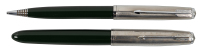 PARKER 51: Forest Green Aerometric Fountain Pen & Propelling Pencil Set