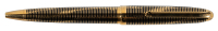 CARTIER: Python Gold-Plate and Black Lacquer Limited Edition Ballpoint Pen