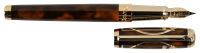 S.T. DUPONT: Vitruvian Man Limited Edition Premium Version Brown Fountain Pen