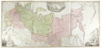 Nova Tabula Geographica Imperii Russici in Guberno Divisi Edita 1787