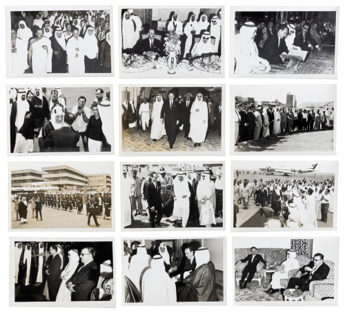 WITHDRAWN: Thirty-four photographs of Gamal Abdel Nasser and Faisal of Saudi Arabia