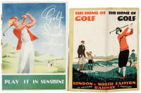 Two golf travel brochures - South Africa and England