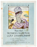 Souvenir Program Thirty-Third Tournament for the Women's Amateur Golf Championship of the United States