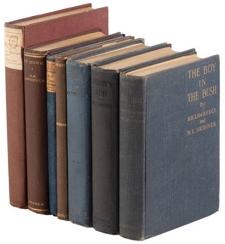 Seven books by D.H. Lawrence