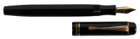 MONTBLANC: No. 4 Black Hard Rubber Piston-Filler Fountain Pen, SIMPLO Imprint, Extra-Fine Nib