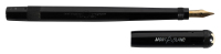 MONTBLANC: No. 2M Black Hard Rubber Safety Fountain Pen, Simplo Imprint