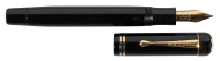 MONTBLANC: No. 30 Meisterstuck Large Black Hard Rubber Push-Knob Filler Fountain Pen, Simplo Imprint, Medium Nib