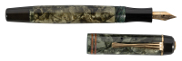 MONTBLANC: No. 221 Green Celluloid Piston-Filler Fountain Pen