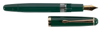 MONTBLANC: No. 344 Green Resin Piston-Filler Fountain Pen