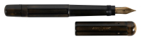 MONTBLANC: No. 6F Black Hard Rubber Safety Fountain Pen, Octagonal Barrel and Cap, "M-N"