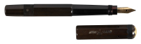 MONTBLANC: No. 12&frac12; "Short" Black Hard Rubber Octagonal Safety Fountain Pen, "STOFFHAAS"