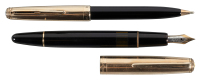 MONTBLANC: No. 644 Masterpiece Fountain Pen [and] No. 615 Lever-Activated Ballpoint Set, Gold-Filled Caps