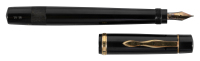 MONTBLANC: No. 102 G Meisterstuck Black Safety Fountain Pen, "Aenne Franke" Inscription