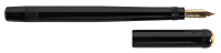 MONTBLANC: No. 4K Black Hard Rubber Safety Fountain Pen, Extra-Fine Nib