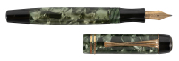 MONTBLANC: No. 221 Green Celluloid Piston-Filler Fountain Pen