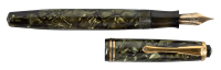 MONTBLANC: No. 246 Marbled Green Celluloid Fountain Pen, Danish