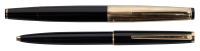 WITHDRAWN * MONTBLANC: No. 74 Meisterstuck Fountain Pen [and] Lever-Activated Ballpoint Pen * Lot of Two Instruments