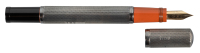 WATERMAN: No. 45 Safety Fountain Pen, Guilloched Sterling Silver Overlay