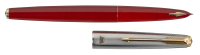 PARKER 61: First Edition Fountain Pen, Red Barrel, Chrome Cap