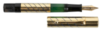 PELIKAN: No. 100 Fountain Pen, Custom 18K Solid Gold Overlay * Unique?