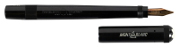 MONTBLANC: No. 17&frac12; Black Hard Rubber Safety Fountain Pen, Simplo Imprint, BB Nib