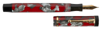 OSMIA: No. 12 Red and Cream Celluloid Fountain Pen