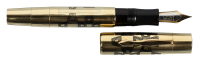 MONTBLANC: No. 138 (?) Fountain Pen, Solid 18K Gold Custom Overlay
