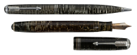 PARKER: Silver Pearl Laminated Celluloid Vacumatic-Filler Fountain Pen and Propelling Pencil Set