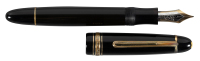 MONTBLANC: No. 146 Masterpiece Black Celluloid Piston-Filler Fountain Pen