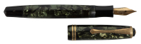 MONTBLANC: No. 244 Marbled Green Celluloid Fountain Pen * Danish?