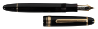 MONTBLANC: No. 146 Masterpiece Black Celluloid Piston-Filler Fountain Pen
