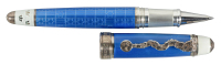 DAVID OSCARSON: Raoul Wallenberg Limited Edition Sterling Silver and Enamel Rollerball Pen