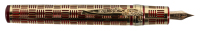 STIPULA: Da Vinci Samurai Rose Gold Vermeil Overlay Limited Edition Fountain Pen, Retractable Nib