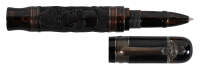 GISI: Skull and Sword Wooden Rollerball Pen