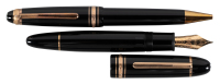 MONTBLANC: No. 149 Meisterstuck Fountain Pen with 90th Anniversary Nib [and] Meisterstuck LeGrand Limited Edition 75th Anniversary Ballpoint * Lot of Two Instruments