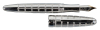 LABAN: Real Diamond DMB-300-3 Rhodium-Plated Fountain Pen * Over 1000 Diamonds