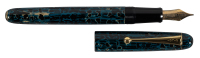PILOT: Patterned Blue on Black Lacquer Yukari Fountain Pen
