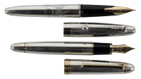 PILOT-NAMIKI and SAILOR: Lot of Two Sterling Silver Fountain Pens