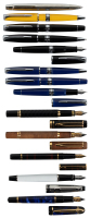 WATERMAN: Lot of 13 Fountain Pens, Rollerballs and Ballpoints