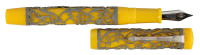 CONWAY STEWART: Chatsworth Sunrise Yellow and Sterling Silver Limited Edition Fountain Pen