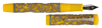 CONWAY STEWART: Chatsworth Sunrise Yellow and Sterling Silver Limited Edition Fountain Pen