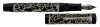 CONWAY STEWART: Chatsworth Classic Black and Sterling Silver Limited Edition Fountain Pen