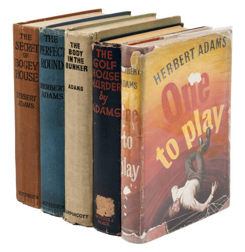 Five golf mysteries by Herbert Adams