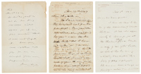 Correspondence from one of Walt Whitman's literary executors