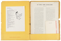 The Lost Generation - manuscript poem [with] Portfolio III