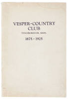 Vesper-County Club. By-Laws, Regulations, Officers, Membership