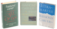 Three works by Raymond Carver signed by Tess Gallagher and others
