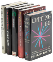 Five first editions by Philip Roth