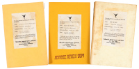 Three Advance Copies of Works by Charles Bukowski, One Signed